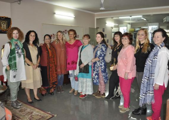 Haya Elfasi group visit to Neerja International Inc