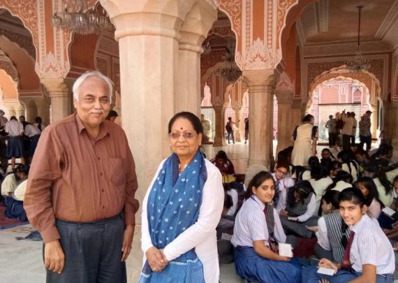 The City Palace Museum hosted a 2 day Art & Craft Festival for students on Children's Day