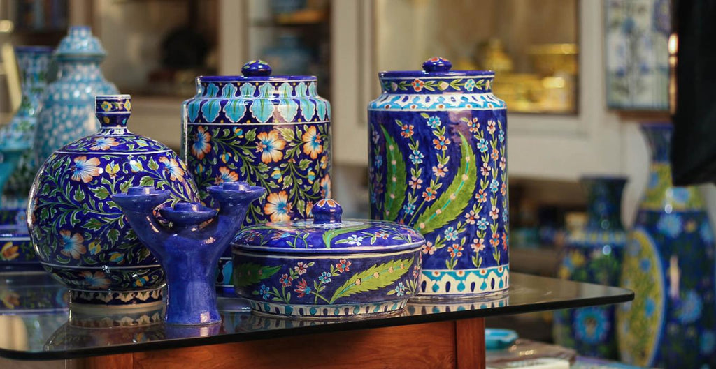 A Short Sneak Peek Virtual Tour of Neerja Blue Pottery Showroom