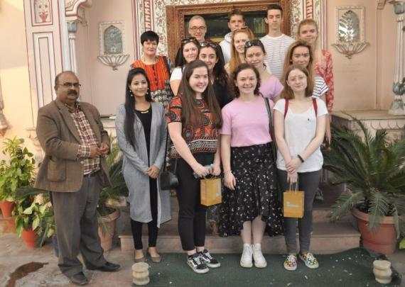 Wellington School Ayr, Scotland Visit Neerja International Inc on 29th December, 2017