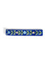 Blue Pottery Long Incense Holder Blue