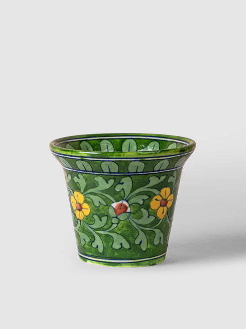 Blue Pottery Handmade Planter