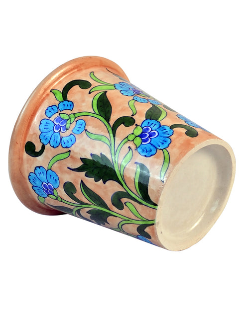 Blue Pottery Handmade Planter