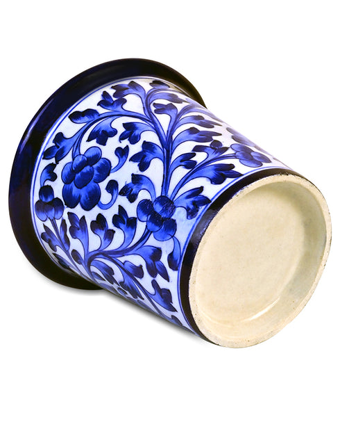 Blue Pottery Handmade Planter