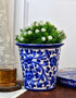 Blue Pottery Handmade Planter
