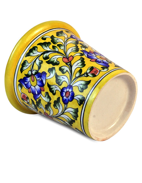 Blue Pottery Handmade Planter