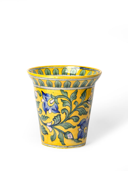 Blue Pottery Handmade Planter