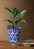 Blue Pottery Handmade Planter
