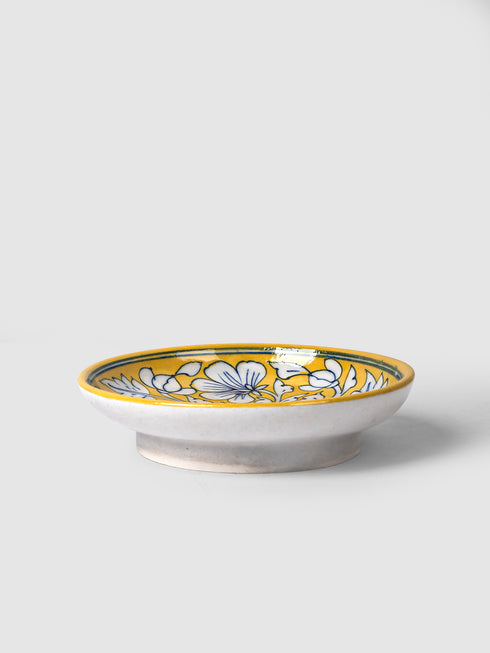 Blue Pottery Hand-Made Wall Plate