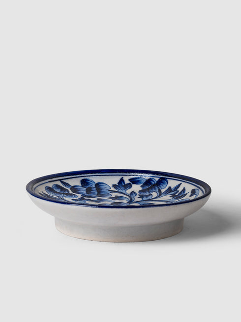 Blue Pottery Hand-Made Wall Plate