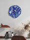 Blue Pottery Decorative Handmade Curve Wall Plate