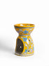 Blue Pottery Handmade Aroma Oil Diffuser Yellow Color