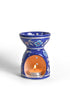 Blue Pottery Handmade Aroma Oil Diffuser Blue Color