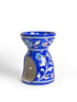 Blue Pottery Handmade Aroma Oil Diffuser Blue Color