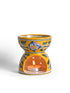 Blue Pottery Handmade Aroma Oil Diffuser Yellow Color