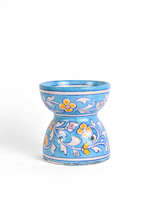 Blue Pottery Handmade Aroma Oil Diffuser turquoise Color