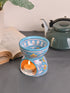 Blue Pottery Handmade Aroma Oil Diffuser turquoise Color
