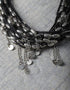 Handmade multi strand Black thread Necklace