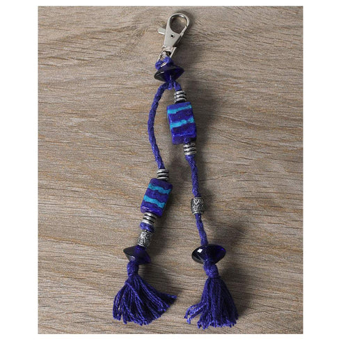 Retro Rectangle Bead Bagcharm