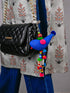 Kalbeliya Bird with Bead Bagcharm