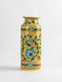 Blue Pottery Bottle Flower Vase