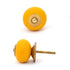 Yellow Wooden knob