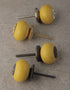 Yellow Wooden knob