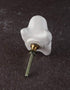 White Frog Ceramic Knob