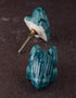 Lime green Frog Ceramic knob