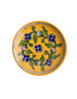 Blue Pottery Plate 4 Yellow Colour
