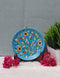 Blue Pottery Hand-Made Plate 6 Turq.