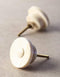 Cream Colored Unique Ceramic Cabinet Bone Knob