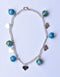 Anklets With Neerja Blue Pottery Beads in Turquoise