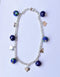 Anklets With Neerja Blue Pottery Beads in Blue