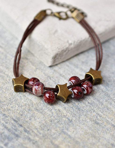 Ceramic Beaded Bracelet