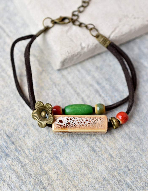 Ceramic Beaded Bracelet