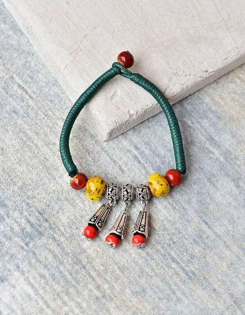 Ceramic Beaded Bracelet