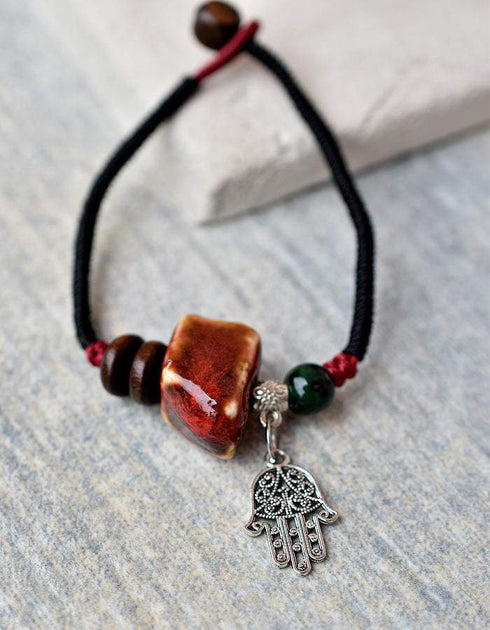 Ceramic Beaded Bracelet