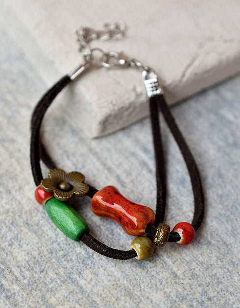 Ceramic Beaded Bracelet