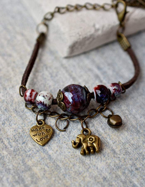 Ceramic Beaded Bracelet