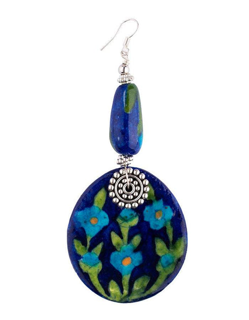 Oval Pendant Earrings