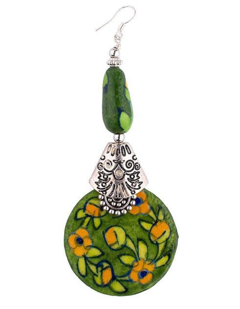 Round Pendant Earrings