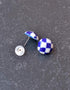 Blue Pottery studs