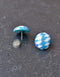 Blue Pottery studs