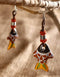 Fish Pendant Earring (Brown)