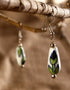 Drop Bead Earrings (White)