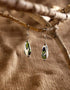 Drop Bead Earrings (White)