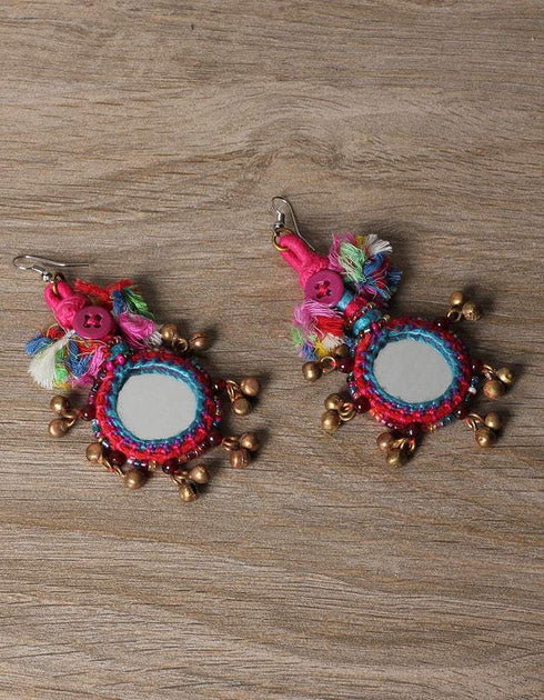 Kalbeliya Earrings With Ghungroo