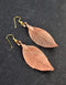 Leaf Metal Fashion Earring