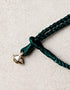 Single Blue Pottery Bead Chokor Necklace (Green)